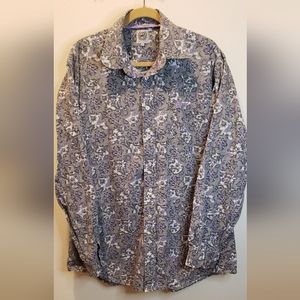 Mens Cinch Long Sleeve Button down Dress shirt